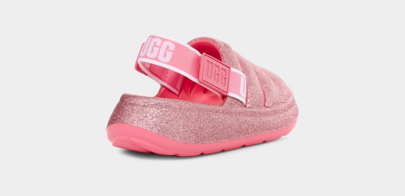 Ugg Sport Yeah Glitter Sandaler Barn Rosa | Sverige-95417