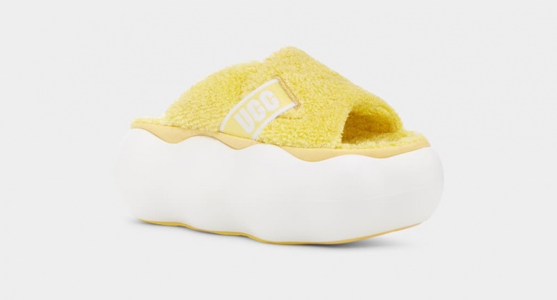 Ugg Sugarcloud Badtofflor Sandaler Dam Gula | Sverige-57329