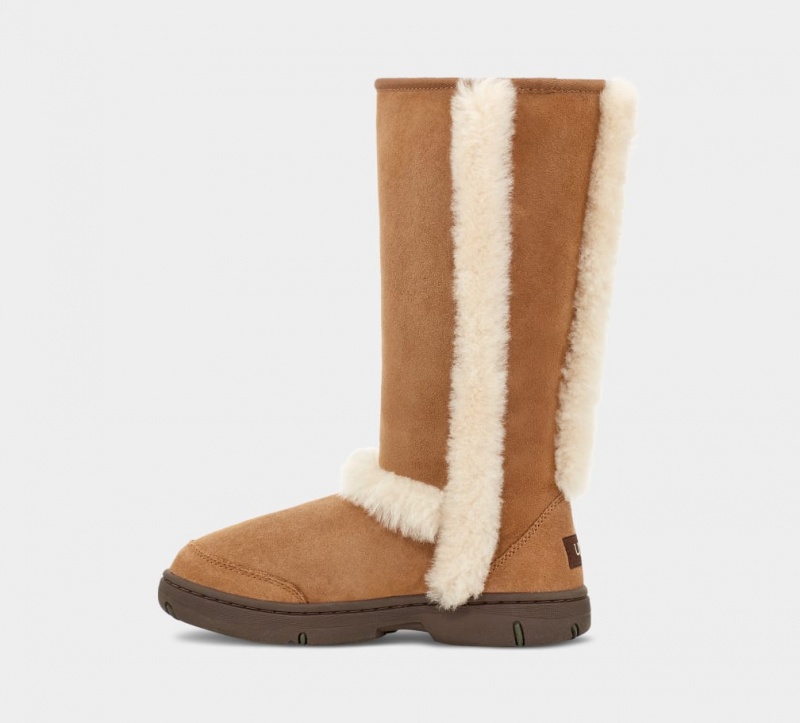 Ugg Sunburst Höga Stövlar Dam Bruna | Sverige-68572