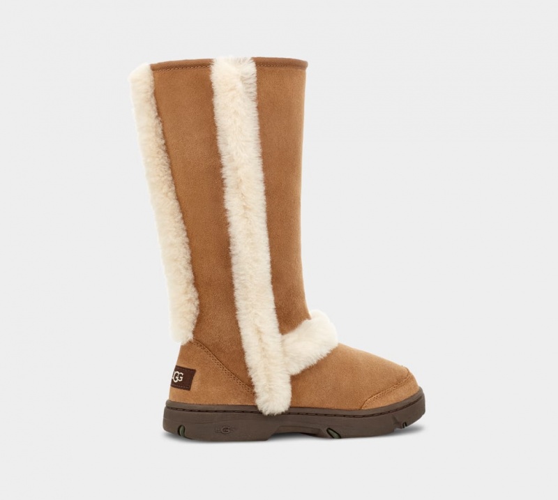 Ugg Sunburst Höga Stövlar Dam Bruna | Sverige-68572