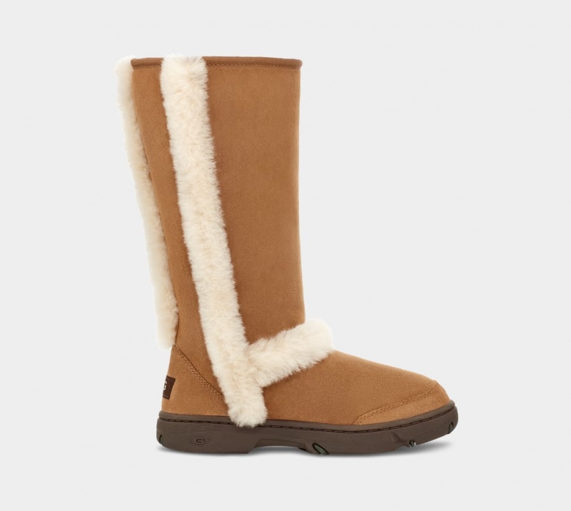 Ugg Sunburst Höga Stövlar Dam Bruna | Sverige-68572