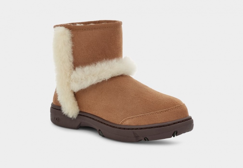 Ugg Sunburst Mini Stövlar Dam Bruna | Sverige-29481