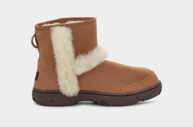 Ugg Sunburst Mini Stövlar Dam Bruna | Sverige-29481