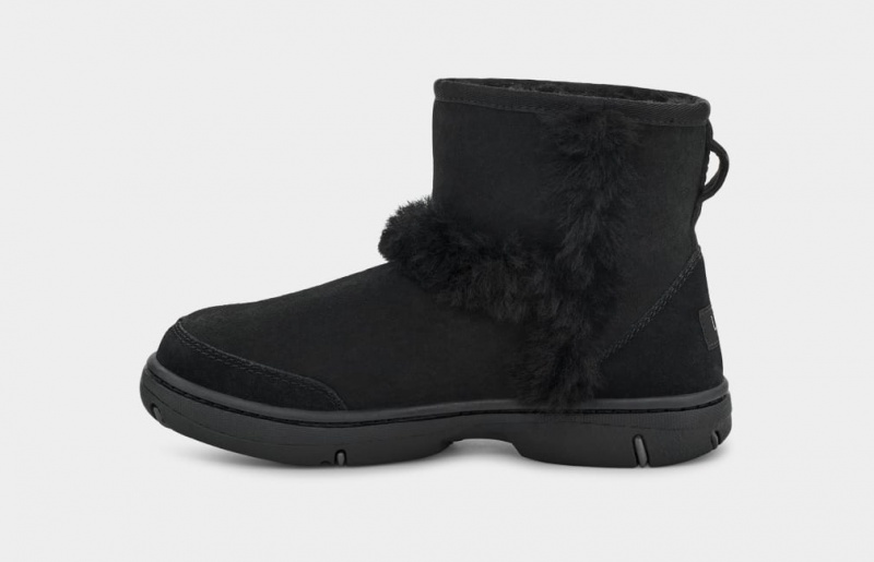 Ugg Sunburst Mini Stövlar Dam Svarta | Sverige-49657