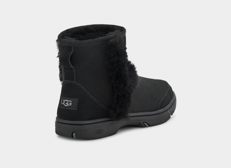 Ugg Sunburst Mini Stövlar Dam Svarta | Sverige-49657