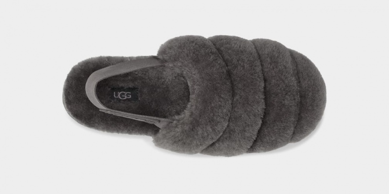 Ugg Super Fluff Tofflor Dam Grå | Sverige-81543