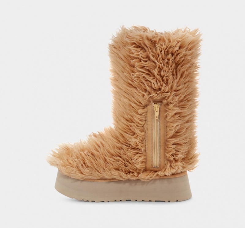 Ugg Sustainable Fluff Momma Höga Stövlar Dam Bruna | Sverige-61328