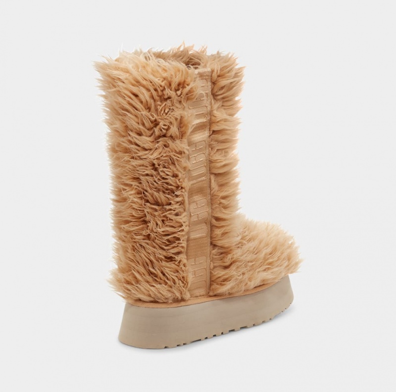 Ugg Sustainable Fluff Momma Höga Stövlar Dam Bruna | Sverige-61328