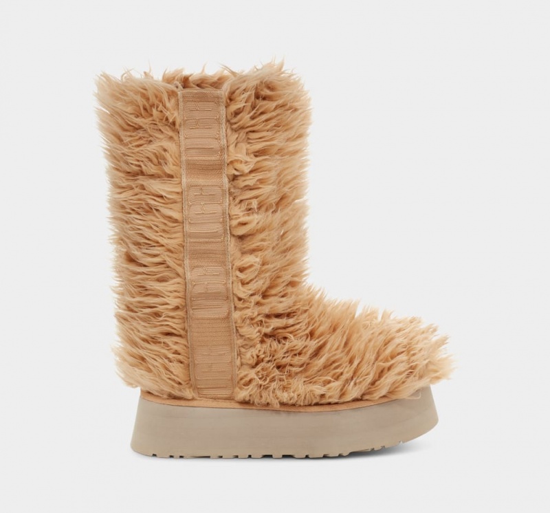 Ugg Sustainable Fluff Momma Höga Stövlar Dam Bruna | Sverige-61328