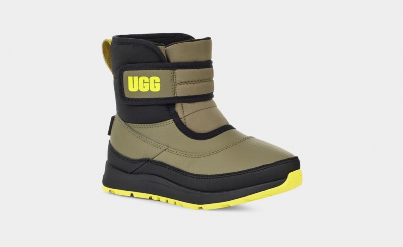 Ugg Taney Weather Stövlar Barn Olivgröna Svarta | Sverige-85361