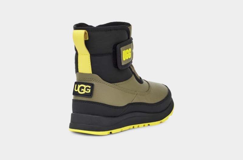 Ugg Taney Weather Stövlar Barn Olivgröna Svarta | Sverige-85361