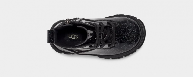 Ugg Toddler Ashton Spets Up Glitter Stövlar Barn Svarta | Sverige-92561