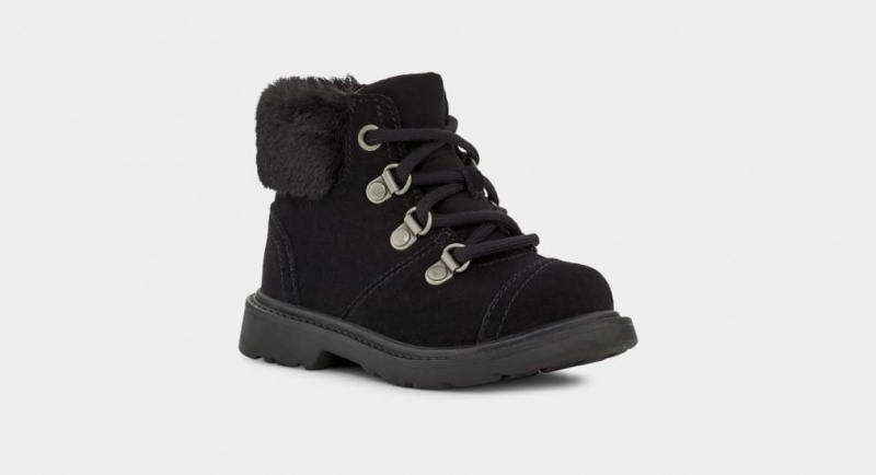 Ugg Toddler Azell Hiker Weather Stövlar Barn Svarta | Sverige-86793