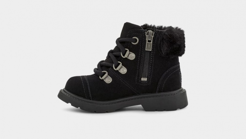 Ugg Toddler Azell Hiker Weather Stövlar Barn Svarta | Sverige-86793