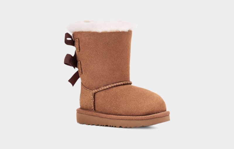 Ugg Toddler Bailey Bow II Stövlar Barn Bruna | Sverige-56739