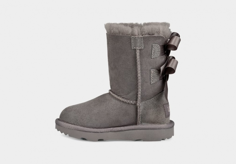 Ugg Toddler Bailey Bow II Stövlar Barn Grå | Sverige-28375