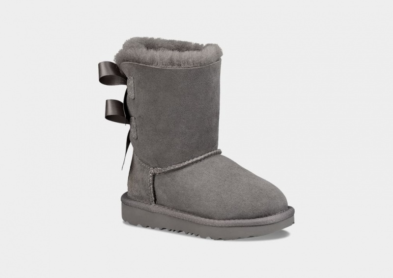 Ugg Toddler Bailey Bow II Stövlar Barn Grå | Sverige-28375