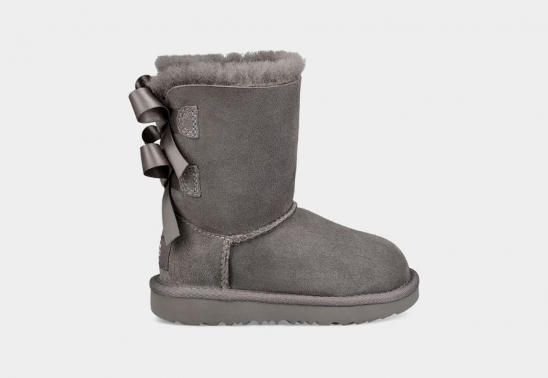 Ugg Toddler Bailey Bow II Stövlar Barn Grå | Sverige-28375