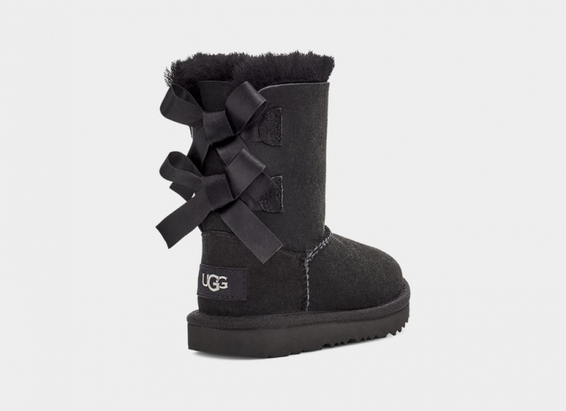 Ugg Toddler Bailey Bow II Stövlar Barn Svarta | Sverige-28639