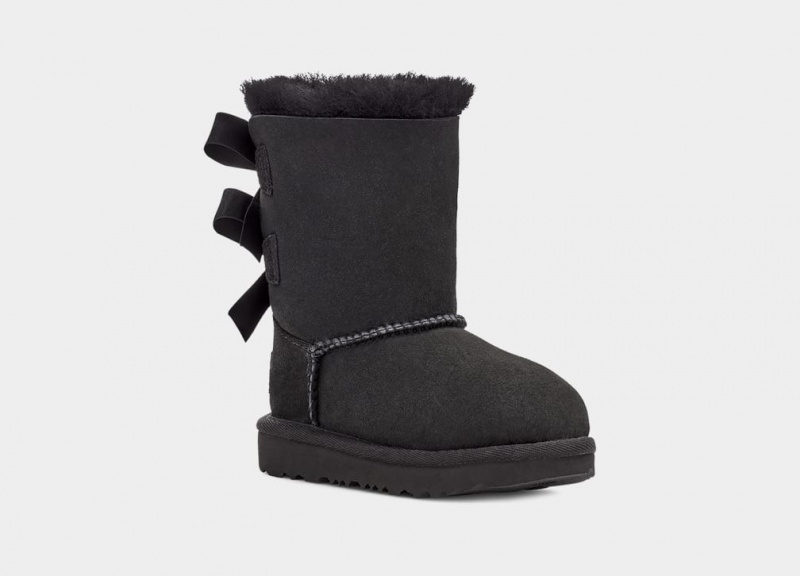 Ugg Toddler Bailey Bow II Stövlar Barn Svarta | Sverige-28639