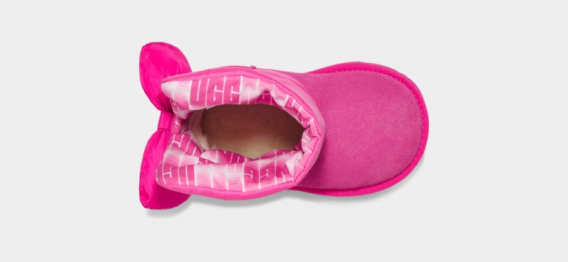 Ugg Toddler Bailey Bow Maxi Stövlar Barn Rosa | Sverige-84159