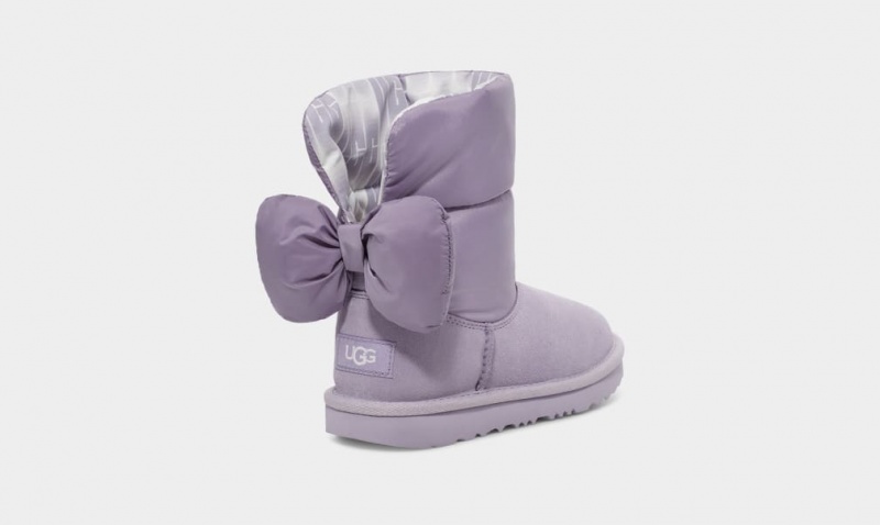 Ugg Toddler Bailey Bow Maxi Stövlar Barn Lila | Sverige-57063