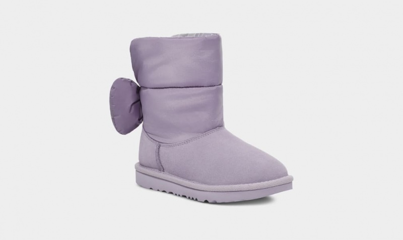 Ugg Toddler Bailey Bow Maxi Stövlar Barn Lila | Sverige-57063