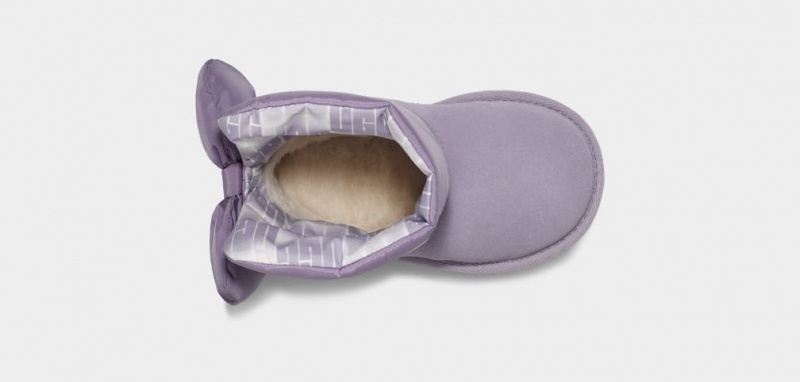 Ugg Toddler Bailey Bow Maxi Stövlar Barn Lila | Sverige-57063