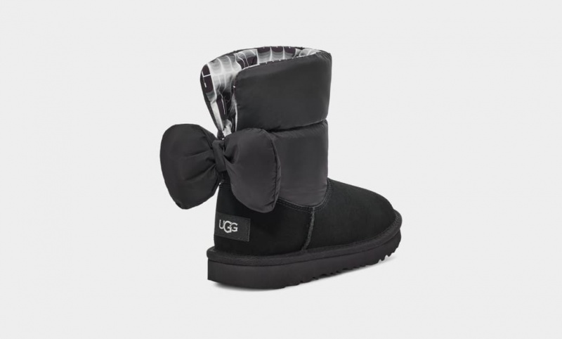 Ugg Toddler Bailey Bow Maxi Stövlar Barn Svarta | Sverige-47281