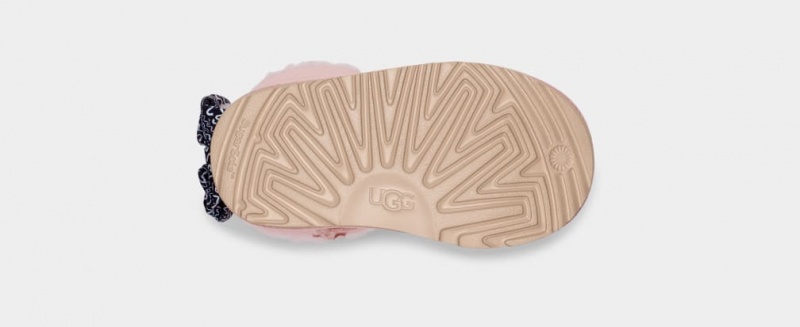 Ugg Toddler Bailey Bow Squiggles Stövlar Barn Rosa | Sverige-70186