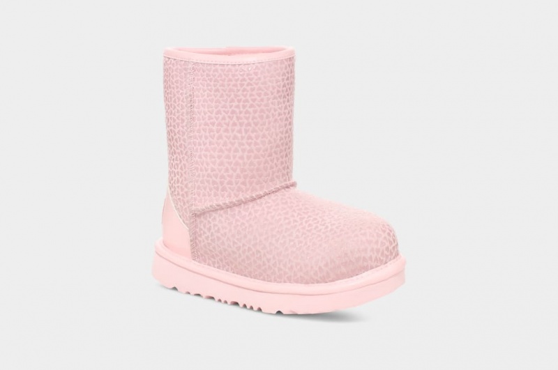 Ugg Toddler Classic II Gel Hearts Stövlar Barn Rosa | Sverige-13658