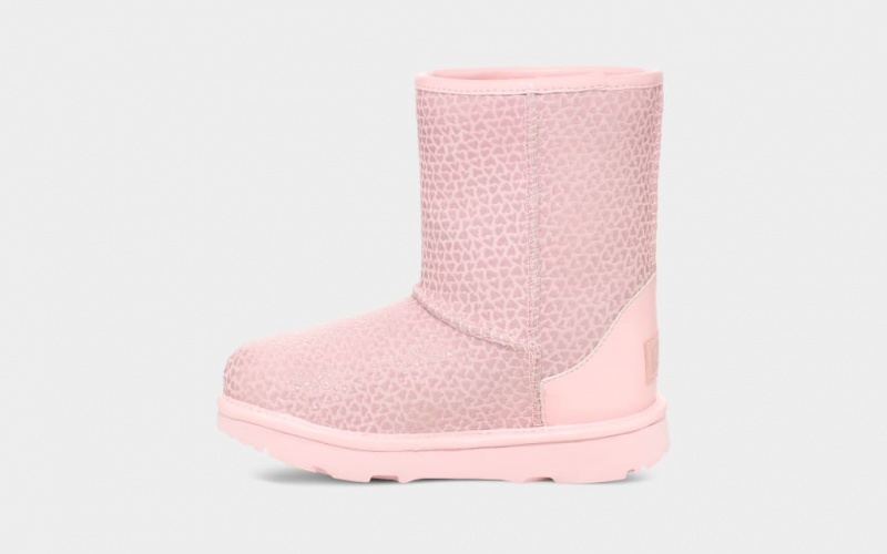 Ugg Toddler Classic II Gel Hearts Stövlar Barn Rosa | Sverige-13658