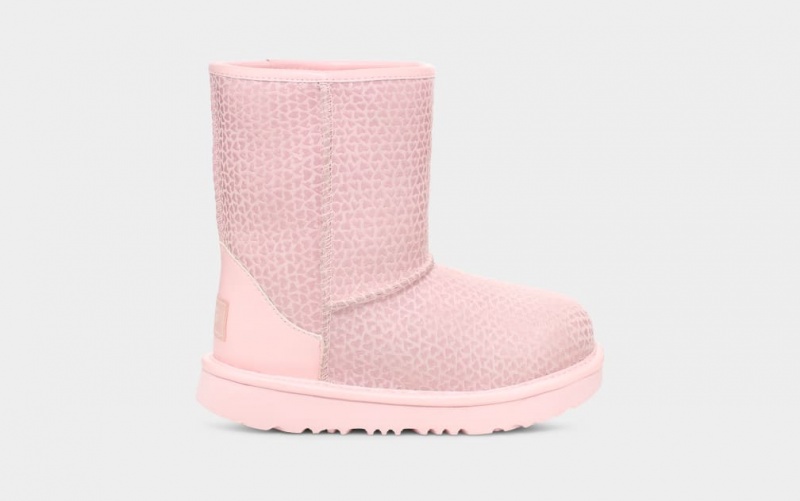 Ugg Toddler Classic II Gel Hearts Stövlar Barn Rosa | Sverige-13658