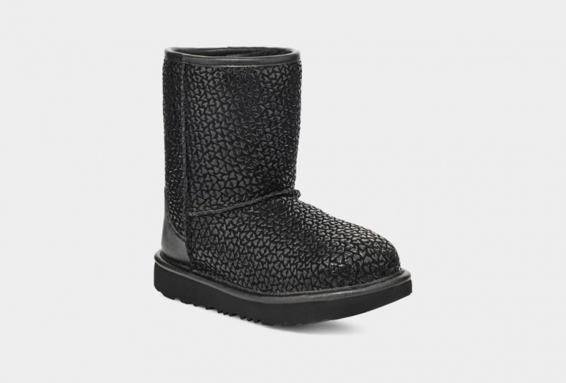 Ugg Toddler Classic II Gel Hearts Stövlar Barn Svarta | Sverige-32165