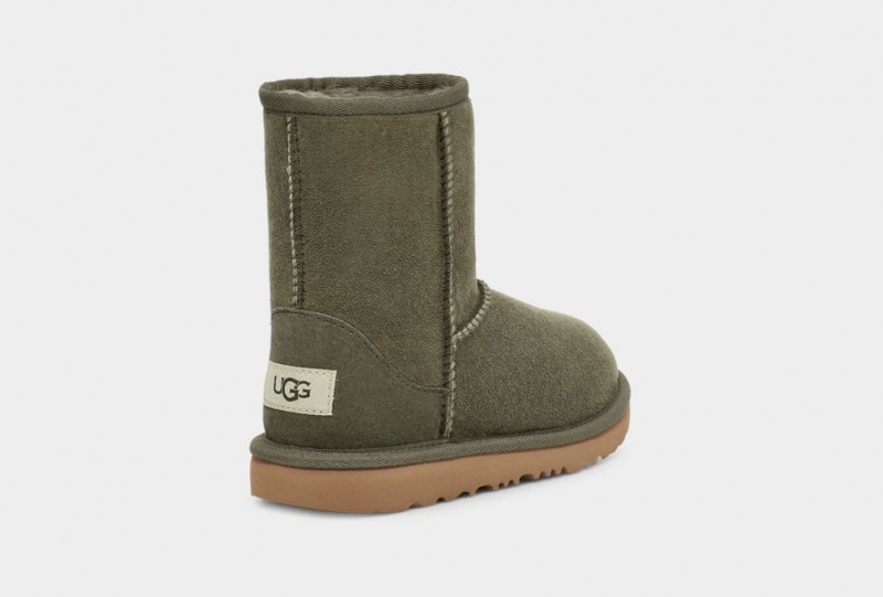 Ugg Toddler Classic Korta II Stövlar Barn Olivgröna | Sverige-70953