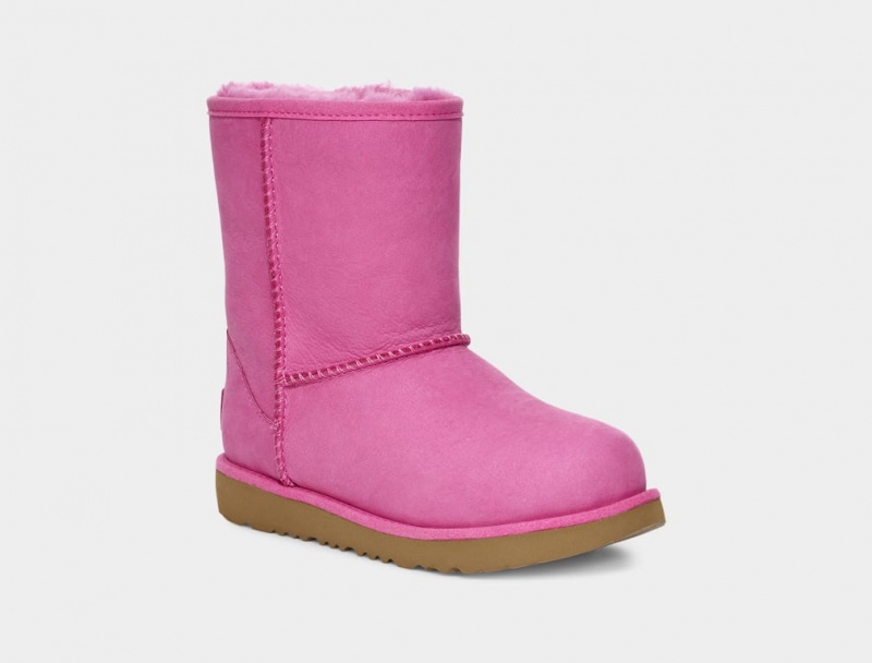 Ugg Toddler Classic Korta Weather Stövlar Barn Rosa | Sverige-20751