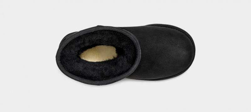 Ugg Toddler Classic Korta Weather Stövlar Barn Svarta | Sverige-19528