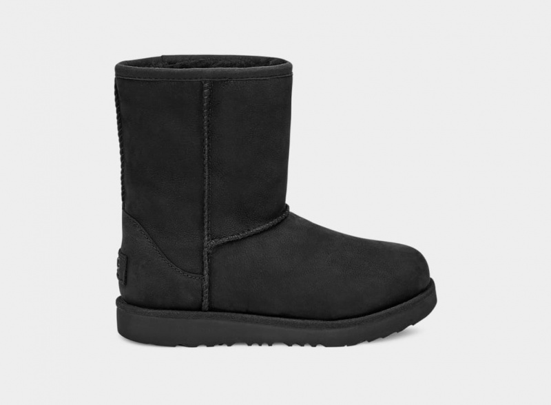 Ugg Toddler Classic Korta Weather Stövlar Barn Svarta | Sverige-19528