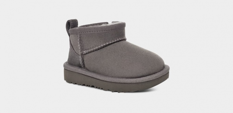 Ugg Toddler Classic Ultra Mini Stövlar Barn Grå | Sverige-25401