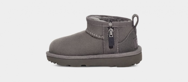 Ugg Toddler Classic Ultra Mini Stövlar Barn Grå | Sverige-25401