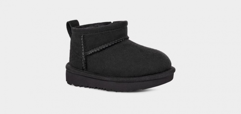 Ugg Toddler Classic Ultra Mini Stövlar Barn Svarta | Sverige-13042