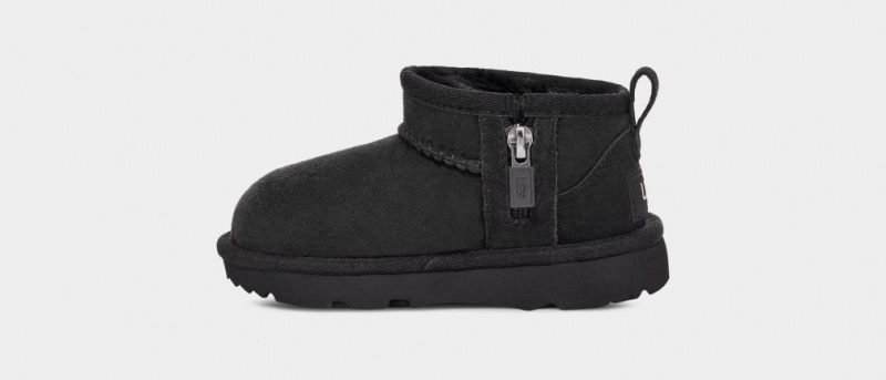 Ugg Toddler Classic Ultra Mini Stövlar Barn Svarta | Sverige-13042