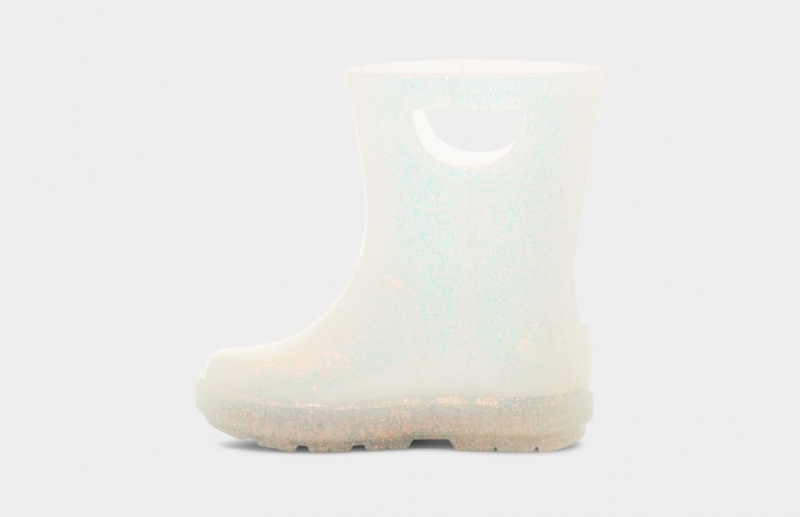 Ugg Toddler Drizlita Glitter Gummistövlar Barn Vita | Sverige-86059