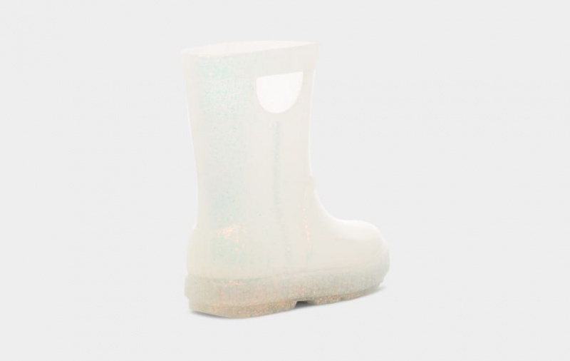 Ugg Toddler Drizlita Glitter Gummistövlar Barn Vita | Sverige-86059