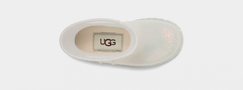 Ugg Toddler Drizlita Glitter Gummistövlar Barn Vita | Sverige-86059