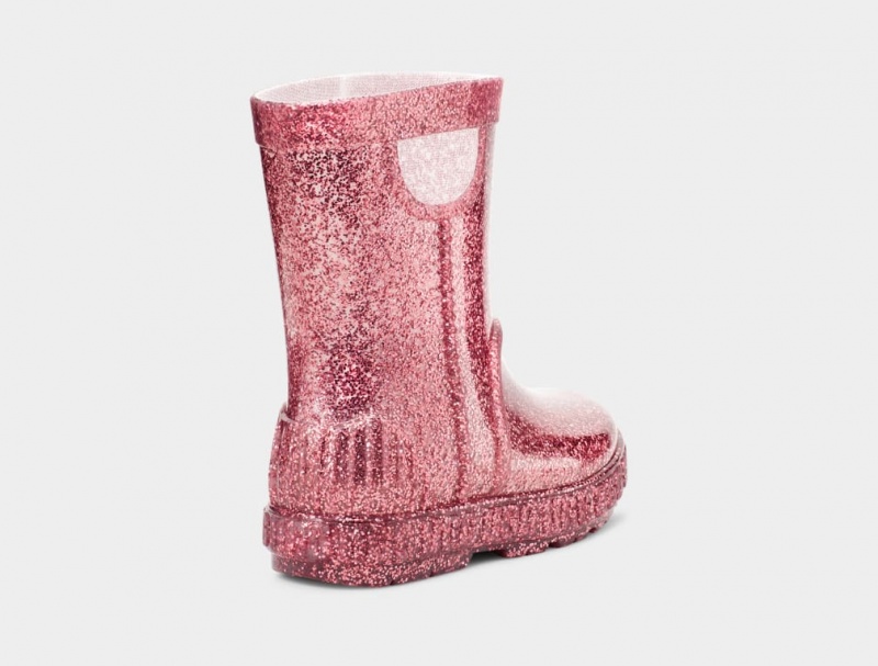 Ugg Toddler Drizlita Glitter Gummistövlar Barn Rosa | Sverige-13098