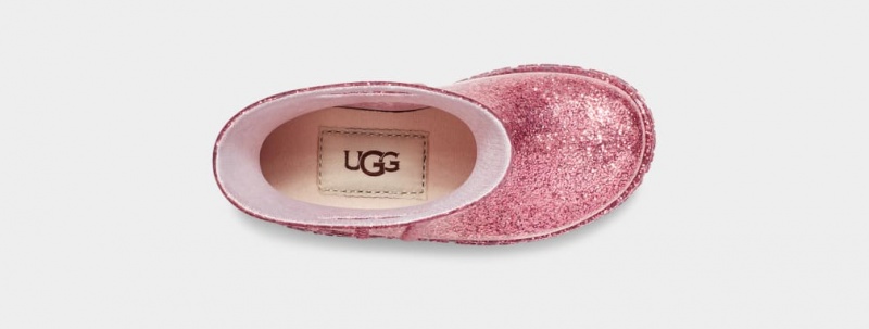 Ugg Toddler Drizlita Glitter Gummistövlar Barn Rosa | Sverige-13098