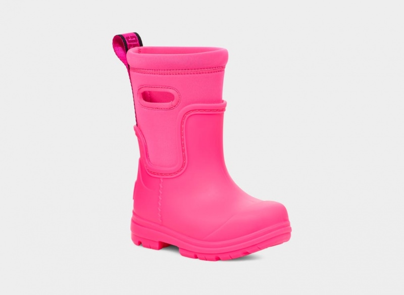 Ugg Toddler Droplet Mid Gummistövlar Barn Rosa | Sverige-95476