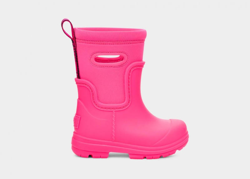 Ugg Toddler Droplet Mid Gummistövlar Barn Rosa | Sverige-95476