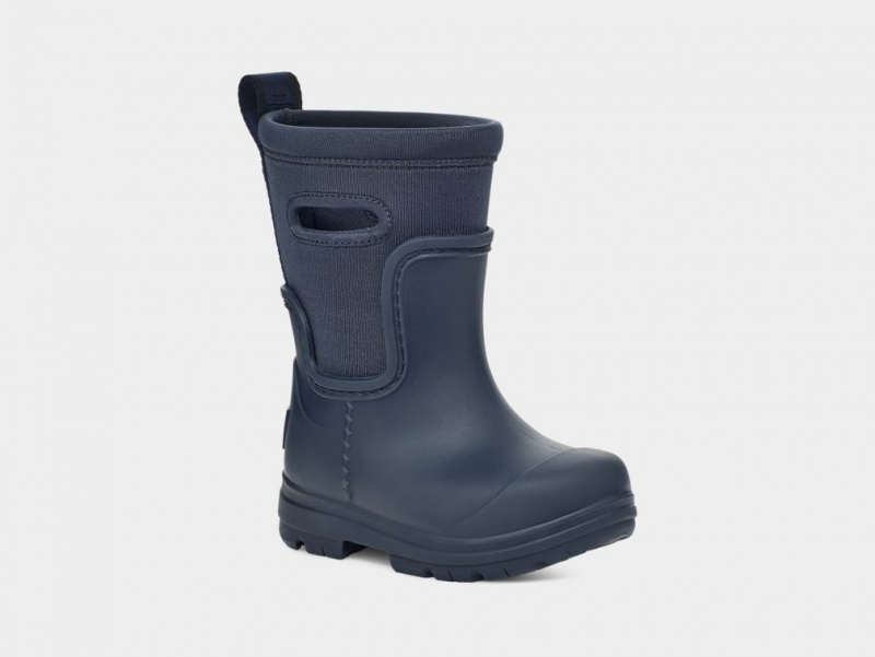 Ugg Toddler Droplet Mid Gummistövlar Barn Marinblå | Sverige-38041